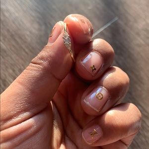 Australian Crystal Stone Dainty Ring...